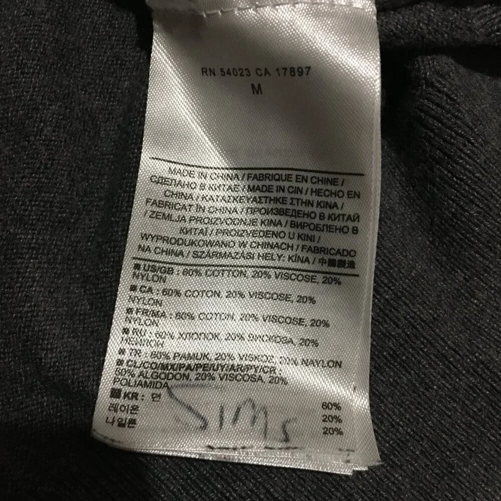 Banana Republic Sweatshirt Mens Medium 1/4 Zip Mock Neck Pullover